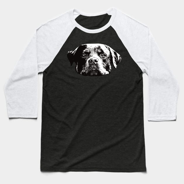 Rottweiler - Rottie Christmas Gifts Baseball T-Shirt by DoggyStyles